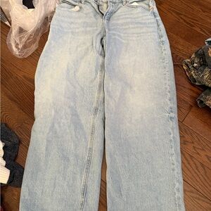 Garage Light Wash Flare Jeans